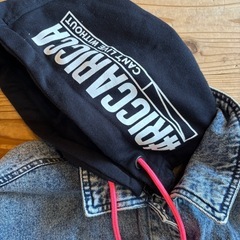 【美品】フード付きデニムジャケット #RICCARCA 140cmの画像