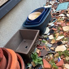 植木鉢各種の画像