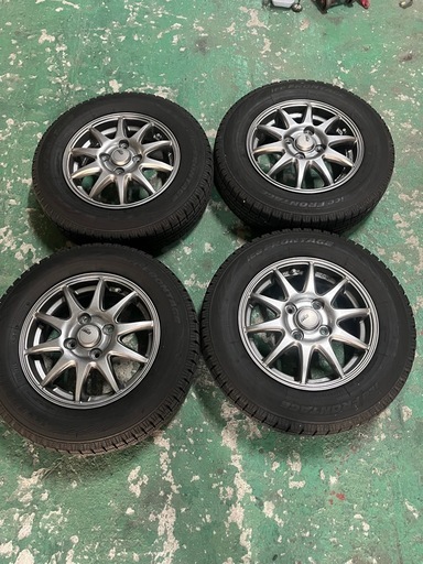 軽自動車に！スタッドレス！ホイールセット！