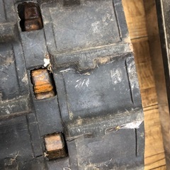 中古　除雪機タンク錆無し　クローラー少し劣化ありの画像