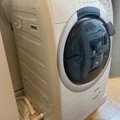 SHARPドラム式洗濯乾燥機 ES-S7Kの画像