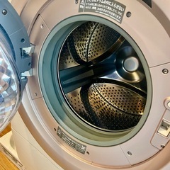 SHARPドラム式洗濯乾燥機 ES-S7Kの画像