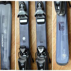 140cm ATOMIC カービングスキー スキー板 ビンディング付き 2点セット アトミック 札幌市 清田区 平岡の画像