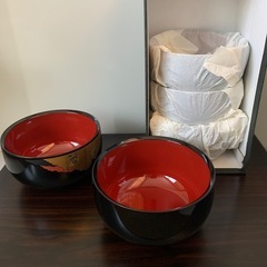 汁椀　丼　漆器の画像