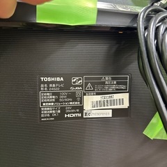 （取引中）TOSHIBA 液晶テレビ　2018年製　通電確認済みの画像