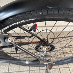 SWARM シティサイクル 自転車　27.5 黒の画像