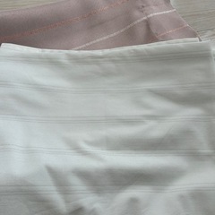 カーテン　ピンク　レースとセット　ニトリ　かわいいの画像