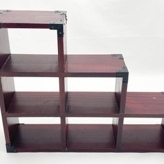ミニ飾り棚 木製 おしゃれなディスプレイにの画像