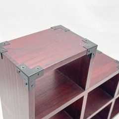 ミニ飾り棚 木製 おしゃれなディスプレイにの画像