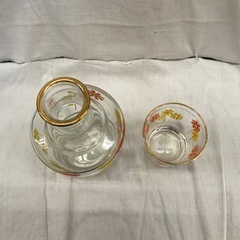 ☆ドリーム2号館☆ジモティー割引/レトロ 水差し・グラスセット ※中古の画像