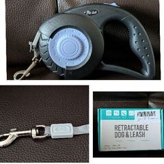 伸縮 巻き取り式ドッグリード /3m（3回使用）の画像