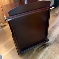 無料★木製4段チェスト（キャスター付き）の画像