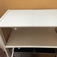 【取りに来てくださる方】伸縮スチールラック　の画像