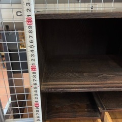 ★アンティーク★レトロ 茶棚 和箪笥 飾り棚・約高さ61cm×横幅57.5cm※開戸の一部が外れてます。の画像