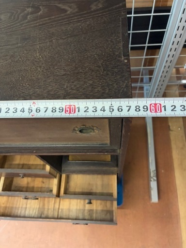 ★アンティーク★レトロ 茶棚 和箪笥 飾り棚・約高さ61cm×横幅57.5cm※開戸の一部が外れてます。