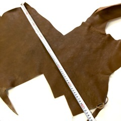 2mm厚の牛ナチュラルシュリンクヌメ革の画像