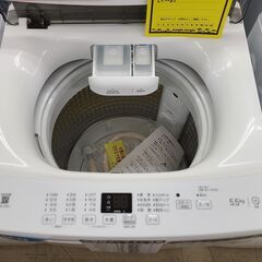 J1814　【リユースのサカイ柏店】　Haier　ハイアール　5.5kg洗濯機　JW-U55A　2022年製 動作確認　クリーニング済み　参考価格25,810円の画像