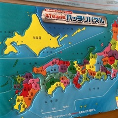 知育玩具  日本地図パズルの画像
