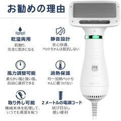 ペット用ドライヤーブラシの画像