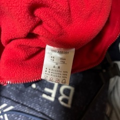 ベビー　暖かいフリース　ロンパース　80センチの画像