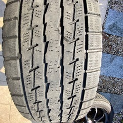 225/60R17アルミホイール　アルファードに使用スタッドレスタイヤ付き の画像