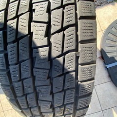 225/60R17アルミホイール　アルファードに使用スタッドレスタイヤ付き の画像