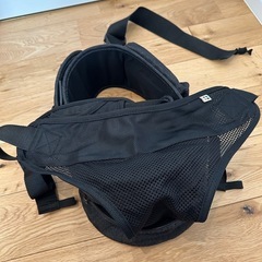 ポルバン アドバンス ヒップシート シングルショルダー付き　デニムブラックの画像