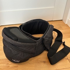 ポルバン アドバンス ヒップシート シングルショルダー付き　デニムブラックの画像