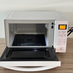 Haier 電子レンジ フラット 2021年製 ハイアール JM-FH18H あたため専用 白 ホワイト 家電 札幌市白石区★の画像