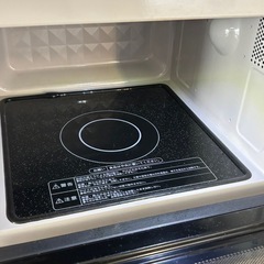 Haier 電子レンジ フラット 2021年製 ハイアール JM-FH18H あたため専用 白 ホワイト 家電 札幌市白石区★の画像