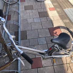 中古自転車状態良好の画像