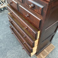 タンス　整理タンス　6段　北海道民芸家具　キズあり　中古の画像