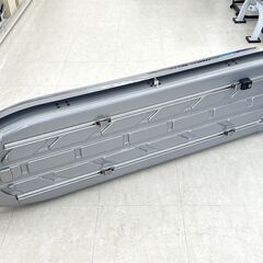 北海道 千歳市/恵庭市 TERZO/テルッツォ ルーフボックス インターナショナル INTERNATIONAL  TEAM TERZO シルバー 現状品の画像