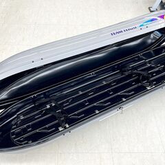 北海道 千歳市/恵庭市 TERZO/テルッツォ ルーフボックス インターナショナル INTERNATIONAL  TEAM TERZO シルバー 現状品の画像