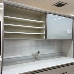 1116-022 ★リユースのサカイ幸手店★　パモウナ 食器棚 白¥66,000(税込)【備考】W160 × D51 × H204の画像