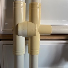 折りたたみ式のX型物干しスタンドの画像