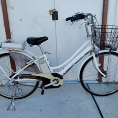 電動アシスト自転車　26インチ　ブリジストンアシスタ　後ろタイヤ及びチューブ新品交換済　近隣有料配達可能　電動自転車の画像