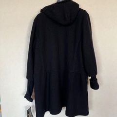 毛100%黒コート　新品未使用の画像