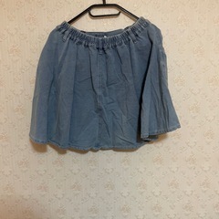 デニムスカート　Lサイズの画像