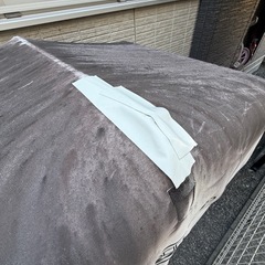 お話し中！！バイク簡易 ガレージあげます！無料 の画像