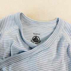 新品&美品！プチバトーのボディースーツ　3点セット　の画像