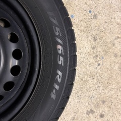 ピレリースタッドレスタイヤICE ZERO ASIMMETRICO175/65R14+スチールホイールの画像