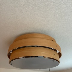 【取引確定】【もらってください】Ampouleシーリングライト　ナチュラル　電球付きの画像