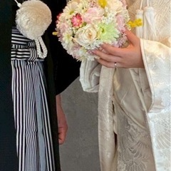 和風 ボールブーケ（手まりブーケ） ハンドメイド品の画像