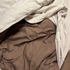 セミ
ダブル　掛け布団＋シーツの画像