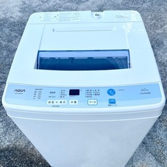 配送可🚚 6.0kg洗濯機 アクア 2016年製の画像