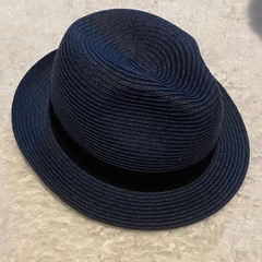 【美品】紺色ハットの画像