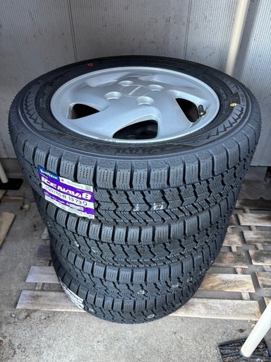155/65R13 スバル純正ホイール＆新品スタッドレスタイヤ4本セット