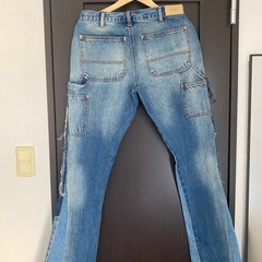 mnml ミニマル　フレアワークデニムの画像