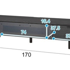 未使用に近いローボード　テレビ台の画像